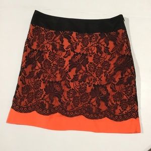 The Limited Lace Mini Pencil Skirt